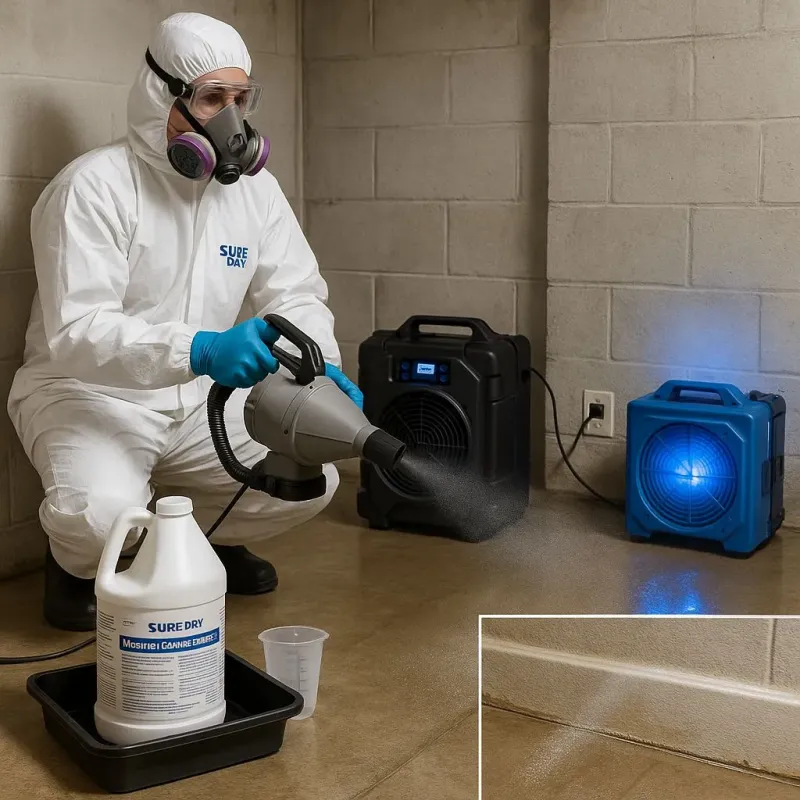 Sanitization and Odor Removal process in Petersburg, IN
